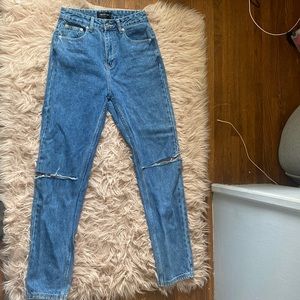 White fox jeans